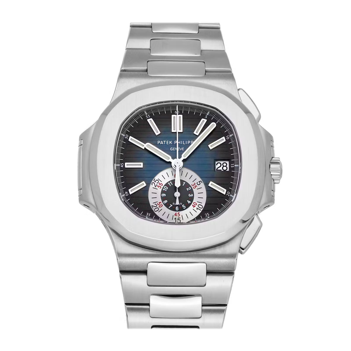 Patek Philippe Nautilus Chronograph Blue Stainless Steel 5980/1A