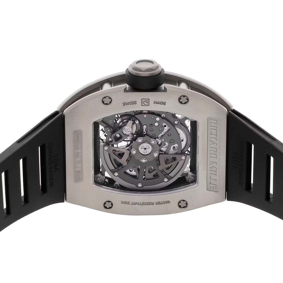 Richard Mille RM010 Titanium Black Rubber Strap